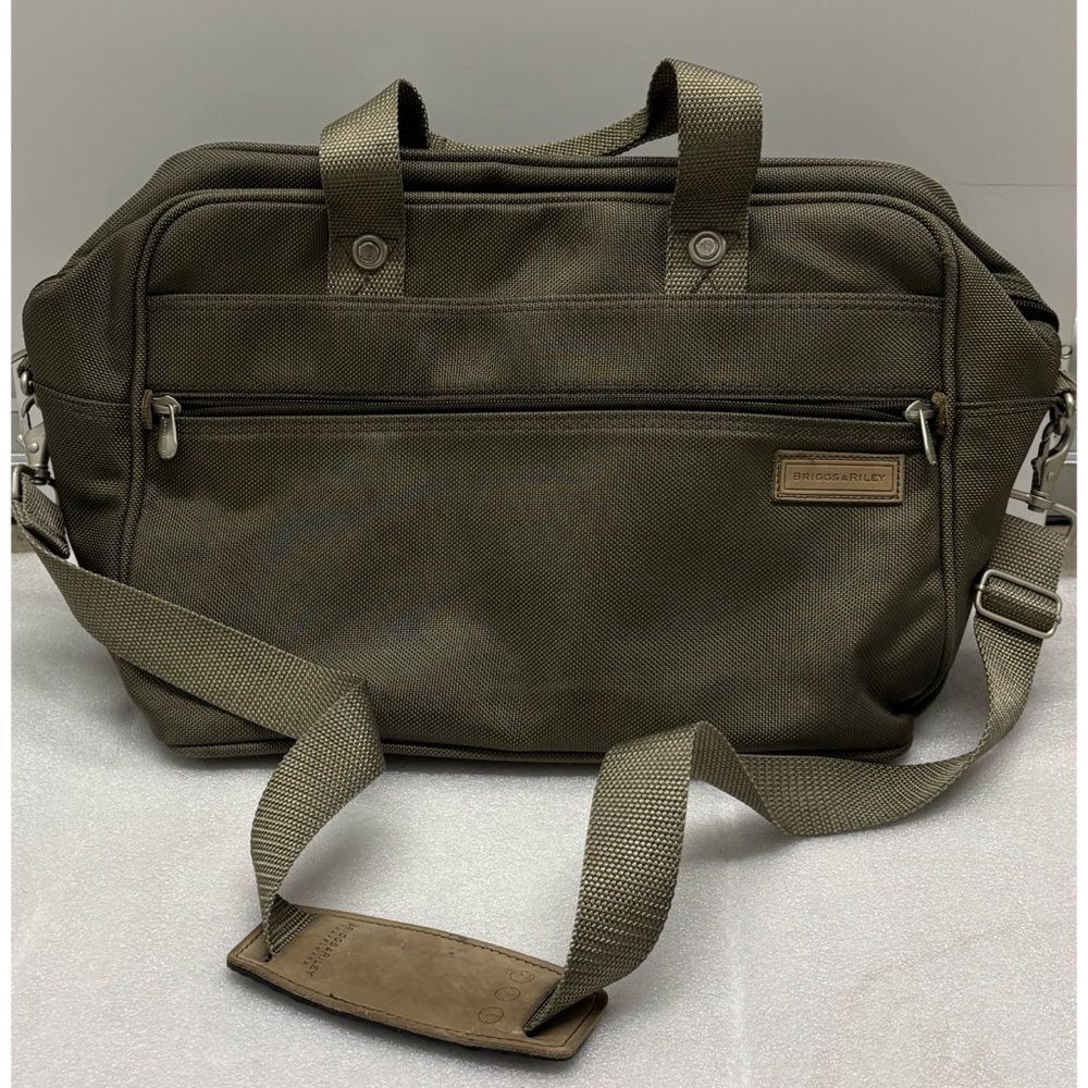 Briggs & Riley Khaki Travel Bag